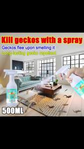 Geckos flee upon smelling it Kill geckos with a spray lizard killer lizard repellent spray lizard killer spray cicak 壁虎驱除剂 lizard spray pembunuh cicak repellent