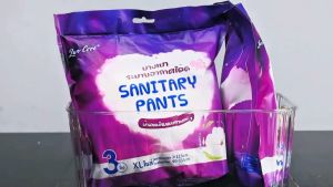Lancool ผ้าอนามัยแบบกางเกง ผ้าอนามัยกางเกง Organic ห่อ3ชิ้น L XL ผ้าอนามัย Sanitary Napkins บางเบา ระบายอากาศดี ปกป้องรอบด้าน