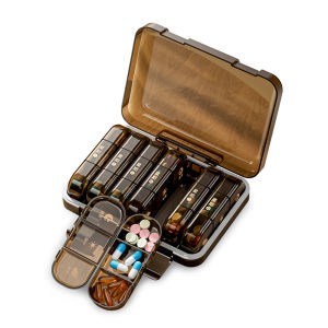 XIALANHUAXI | Pill Organizer Reminder Portable Weekly Pill Box Large Capacity 7 Days
