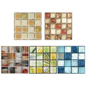 20pcs/set DIY Waterproof Self Adhesive 3D Wall Stickers Mosaic Tile Decal