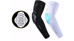 Bộ 2 băng bảo vệ khuỷu tay có mếng đệm dày AOLIKES A-HB021 Basketball Elbow Sleeve