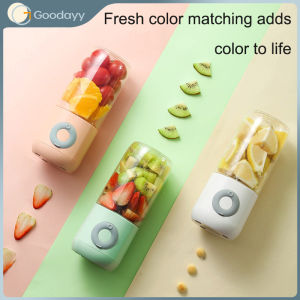500ml Electric Vitamer Juicer Cup Portable Smoothie Blender Mini Mixer Squeezer Juice USB Charging Portable Home Juicer Wireless Small Rechargeable Electric Juicing Cup 榨汁机