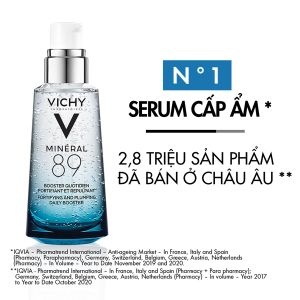 Dưỡng chất (Serum) khoáng phục hồi chuyên sâu Vichy Mineral 89