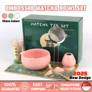 🇸🇬[READY STOCK] Matcha Tea Peremony Premium Kit Set Matcha Tool Brush Bamboo Matcha Bowl Household Baking Tea Set Matcha Whisk Set