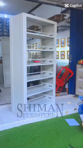 Rak Besi / Rak Buku Perpustakaan  / Rak Koran / Rak Majalah