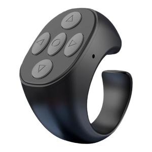 EXIUPAI | Nhẫn Điều Khiển Từ Xa Bluetooth Cho Lật Trang Cuộn Video Ngắn Và Chụp Ảnh Tự Sướng Tương Thích iOS