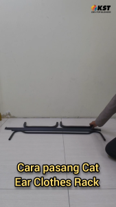 (READY STOCK) Cat Ear Clothes Rack/ Clothes Drying Hanger/ Steel Cat Ear Clothes Rack/ Rak Penyangkut Baju/ Rak Baju