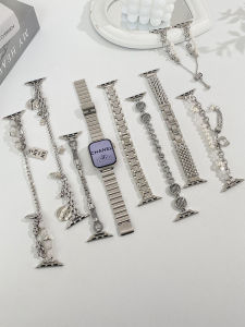 Metal Sport Smartwatch Band Compatible with Apple iWatch Series 1-9 Ultra 2 SE Starlight Unique S10 Accessories