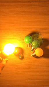 LED Bulb 3W Ping Pong Light Bulb E27/B22 (Red/Yellow/Green/Blue/White) DSH-28333