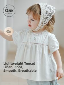OAK FAMILY | Áo Tunics Linen Tay Voan Mùa Hè
