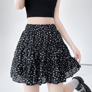 NIANDAIJINGDIAN | Slimming High Waist A-Line Skirt for Short Girls Summer Style