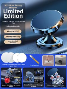 GUOQI | Magnetic Car Vent Mount Smartphone Holder
