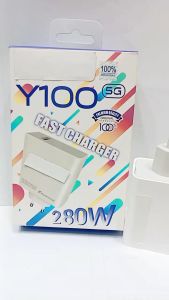 Batok Adapter For VVO Y100 5G Fast Charger 280W Batok Adaptor Kepala Casan Hp Support Fast Charging