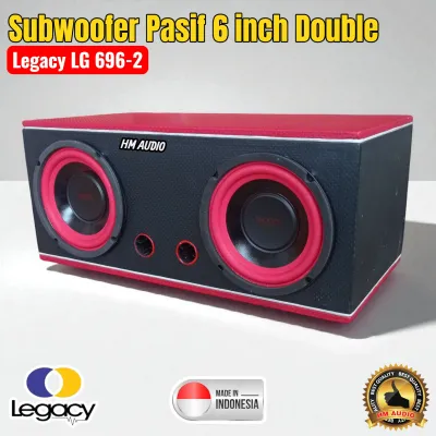 Subwoofer 6 inch legacy Lg 696 plus box double bungkus oscar
