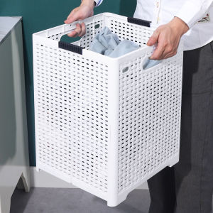 For Home Foldable Laundry Basket Bathroom Dirty Clothes Basket Wall-Mounted Storage Basket Basket Bathroom Dirty Clothes Storage Basket