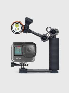 Diving Compensation Light Warm Light Professional Underwater Photography Video Suitable for DJI GoPro Camera Extension Stand