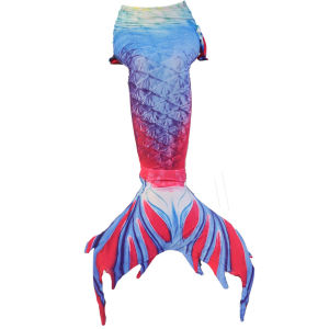 New Childrens Mermaid Swimsuit Pink Mermaid Tail Princess Dress for Girls Thermal Spring Swimming Costume Kids Fitness Gear