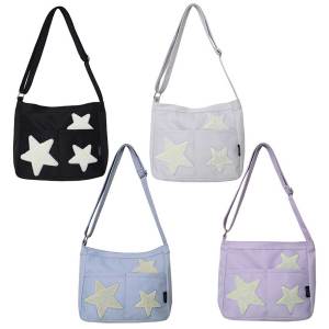 Women Multi Pocket Handbag Versatile Cute Messenger Bag Adjustable Strap Y2K Crossbody Bag Shopping Satchel Bag