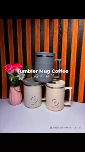 S1 Mug Portable Stainless 304 Mug Coffe Tahan Panas / Dingin Anti Karat Dengan Tutup Kapasitas 600ml