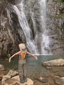 หมวก หมวกบักเก็ต หมวกกันแดด หมวกซาฟารีผู้ชายและผู้หญิง UV ป้องกันแว่นตากันแดด+ที่คลุมป้องกันใบหน้ากันแดด