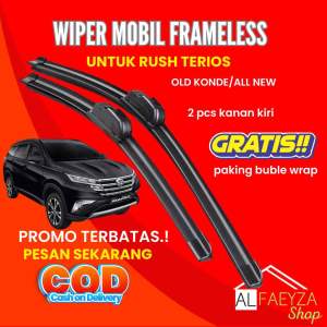 Promo Wiper Kaca Mobil Frameless Murah Toyota Rush Daihatsu Terios