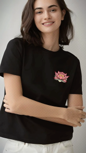 Kaos PSHT Bunga Teratai Premium - Gambar Teratai - Motif Bunga Teratai - Baju Terate