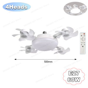 3 Color Temperature Multi-functional Remote Control Mute Strong Wind for Bedroom Frequency Converter Drone Ceiling Fan Light