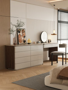 Bedside Vanity with Storage Drawers Dressing Table