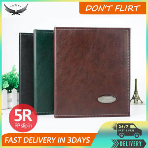 Leacat 5R 7inch photo album 160 sheets storage album retro photo album leather album