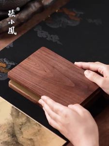 ZHANGXIAOFENG | Đá Mài Bút Thư Pháp Màu Xanh Handcrafted