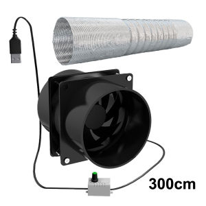 Exhaust Fan Fan 10.5x8x6.5 Cm 5W Air Quality Fans Air Ventilation Fan Black Duct Exhaust Energy-efficient Design