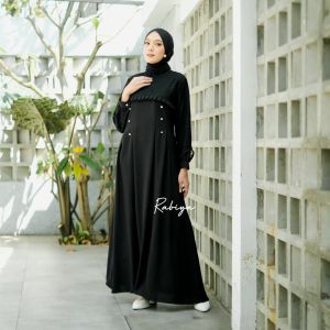 Malika gamis pesta ready stok size L sampai BIG SIZE 4L Ld. 100 sampai 140 cm