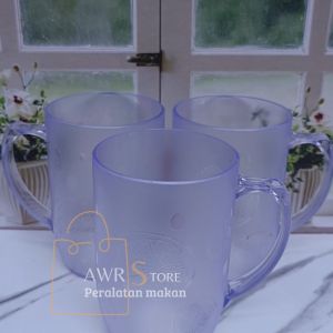 6PCS GELAS GANGGANG MIKA BENING TAHAN PANAS KOKOH VOLUME 400ML