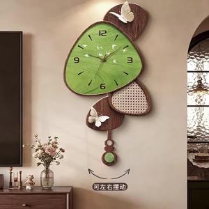 RUIBAHAO | Creative Refined TV Background Wall Decor Clock 2026 New Grid Design