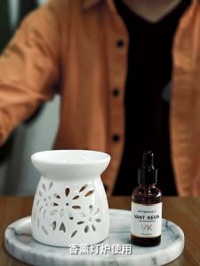 ZEEGO Ceramic Aroma Burner Fragrance Oil Burner Scented Candle Holders Candlestick Candle Tray Homeliving 香薰炉