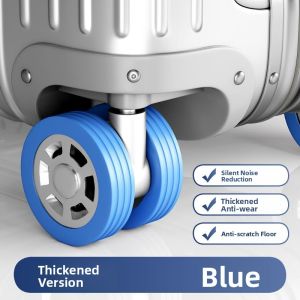 MONLEYTA | Small Silicone Rubber Cover Protective Sleeve For Luggage Wheels Universal Silent Caster Replacement Parts Manlieta Brand