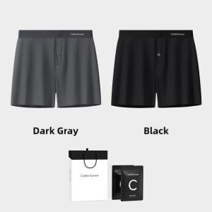 CarbinKoneer | CarbinKoneer Mens Ice Silk Briefs Seamless Comfortable Breathable Home Wear Sleep Pants Gift Box Arlo Underwear