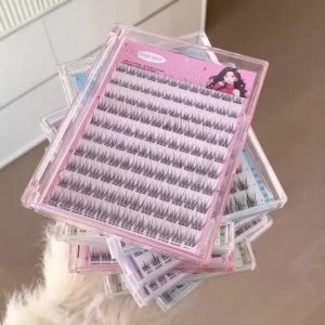 Gege Bear Glue-Free False Eyelashes Creating Solar System Eyelashes Long Thick and Distinct False Eyelashes