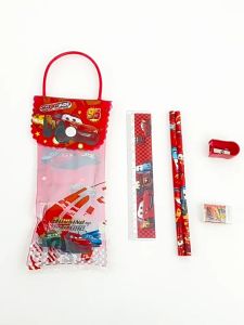 6 in 1 Stationery Set Writing Kids Student Gift Set Eraser Ruler Cute Creative Stationery Set Hadiah Kanak-Kanak 铅笔套装