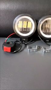 LAMPU TEMBAK DAYMAKER 24 VOLT 3 LENSA WATERPROOF BULAT KOTAK SUPER TERANG MOTOR MOBIL TRUCK DLL