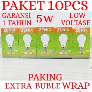ZENIX BOHLAM LED CAHAYA PUTIH / LAMPU LED GARANSI 1 TAHUN ORION ZENIX PAKET 10PCS 5W