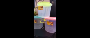 Toples Kerupuk Bulat Sunrise Plastik - 5 Liter