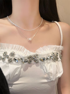 Double Layer Twin Dignified Sense of Design Best Selling Pearl Necklace