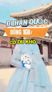 SIM Du Lịch Hàn Quốc 4G/5G Siêu Tốc Sóng Mạnh Dễ Dùng Ngay Khi Đến Nơi | FREESHIP - CHƯA KÍCH HOẠT