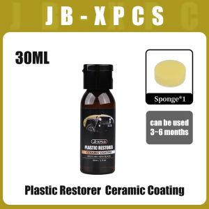 Car Plastic Restorer Ceramic Coating 2-3 Years Long-Lasting Protect Whitening Black Shine Plastic Trim & Rubber Care Product