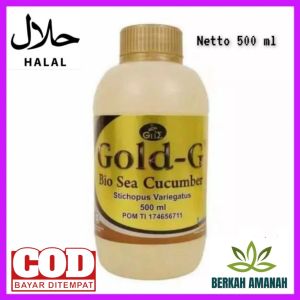 JELLY GAMAT GOLD G 500 ML | 320 ML | 100 ML - JELLY GAMAT 500 ML - GOLD - G SEA CUCUMBER - Gold G 500 ml