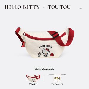 TOUTOU | Túi Đeo Ngực Vải Bạt Nhẹ