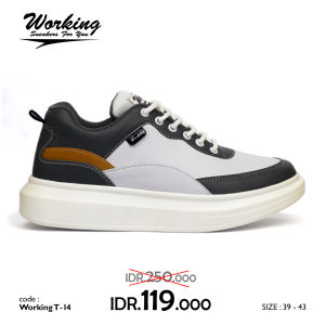 Sepatu Sneakers Import Working T-14 / Sepatu Casual Sportstyle Import Sneakers Masa Kini
