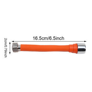 Faucet Extension Tube Rotatable Extender Hose Bendable/Shapable/Flexible Water Tap Pipe Splash Proof Foaming Mout