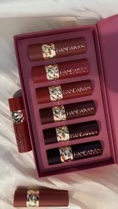6PCS Velvet Matte Lipstick Set Highly Pigmented Long Lasting Non Drying Silky Smooth Lip Makeup Gift Box For Women